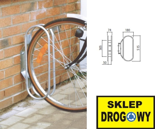 Stojak rowerowy naścienny