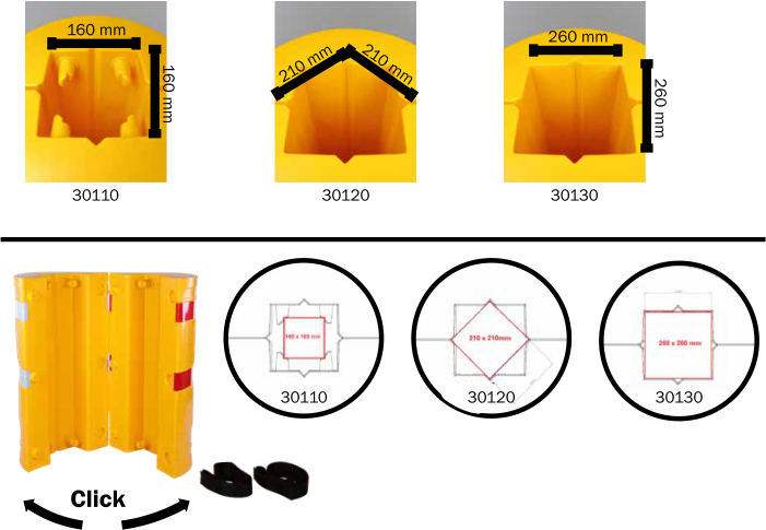 Inne modele zabezpieczeń kolumn dostępne w sklepie