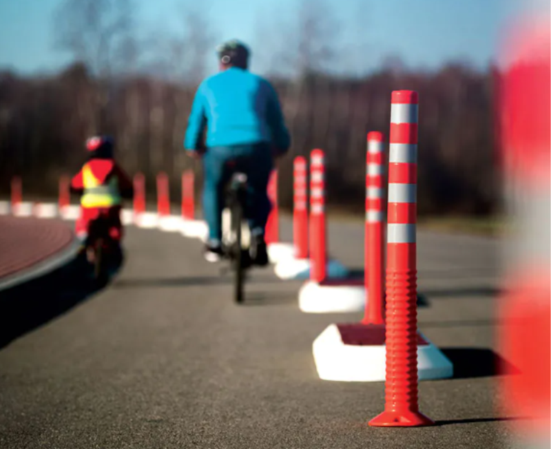 Słupek elastyczny T-Flex – przykład zastosowania 2