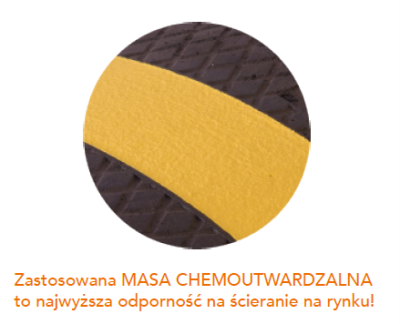 Detal – pas odblaskowy / powierzchnia
