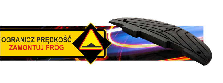 Zakończenie progu zwalniającego – widok