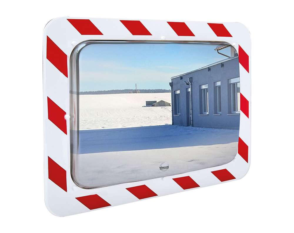 Lustro drogowe U-18b stal nierdzewna 800×600 mm – 10 lat gwarancji