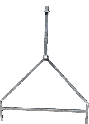Stojak stalowy na haki