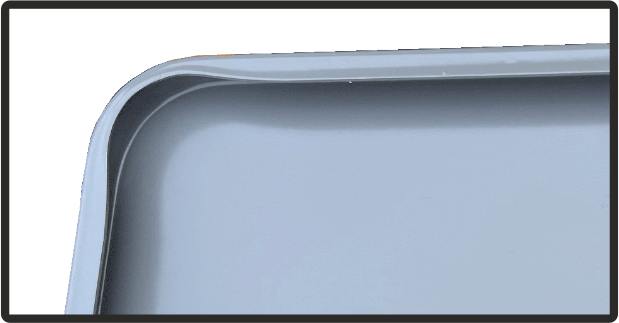 Podkład stalowy znaku drogowego