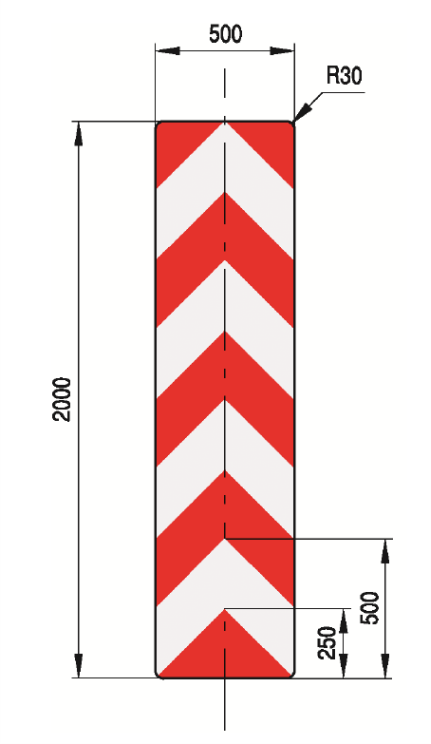 Tablica rozdzielająca U-4c 500x2000
