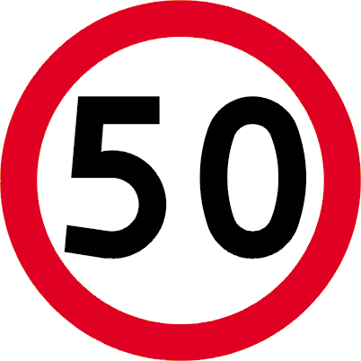 Znak B-33 „Ograniczenie prędkości” na drodze powiatowej – jak go stosować w praktyce?