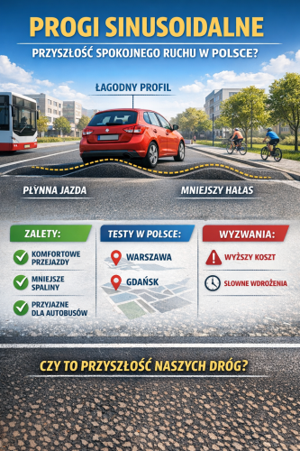 Progi zwalniające sinusoidalne – czy naprawdę są lepsze od „śpiących policjantów”